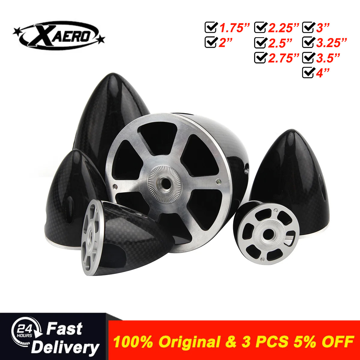 XAERO 1個 カーボンファイバー 2ブレード スピナーコ - Brushless Motor Thrust Test Stand のレビューと価格